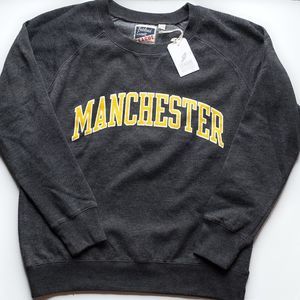 Manchester University Grey Crew Neck Sweatshirt